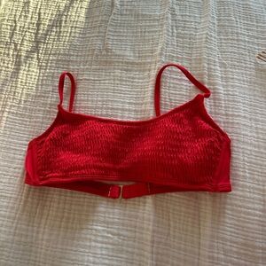 Target red bikini top